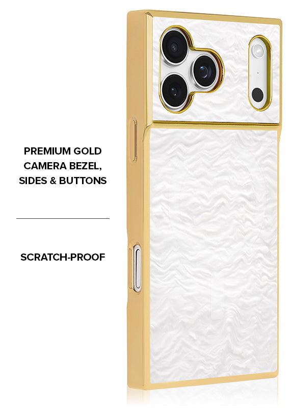 Elite Collection - SQUARE® Gilded Pearl iPhone Case