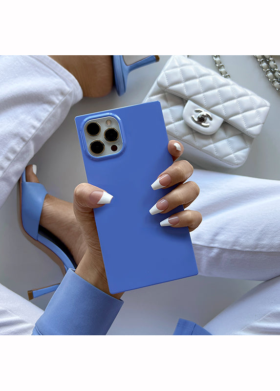 SQUARE® Cornflower Blue iPhone Case