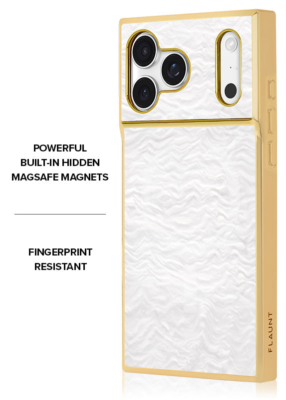 Elite Collection - SQUARE® Gilded Pearl iPhone Case