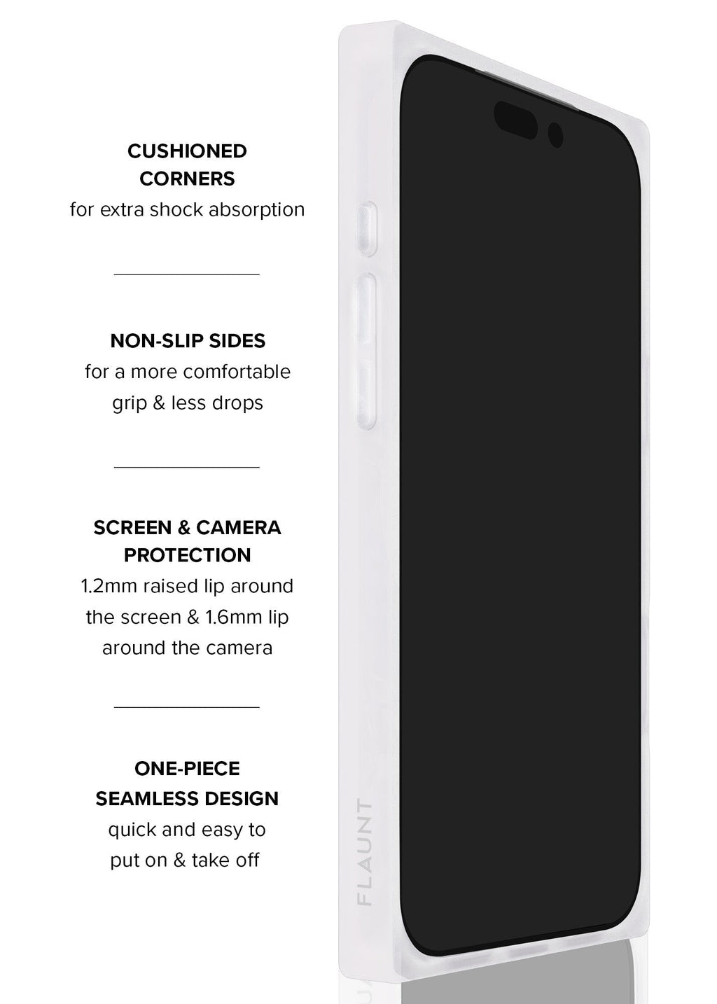 SQUARE® Icy Blue Pearl iPhone Case