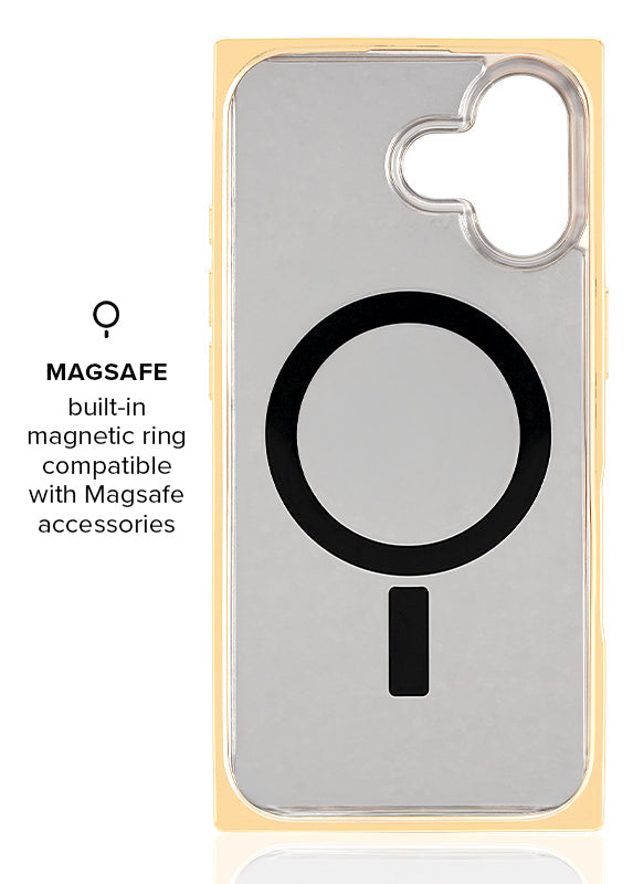 Elite Collection - SQUARE® Gold Crystal Elegance iPhone Case