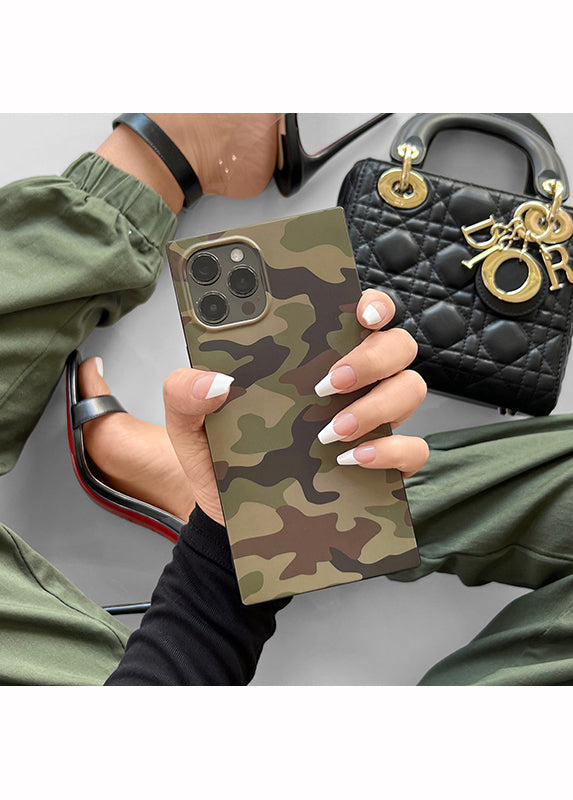 SQUARE® Matte Camo iPhone Case