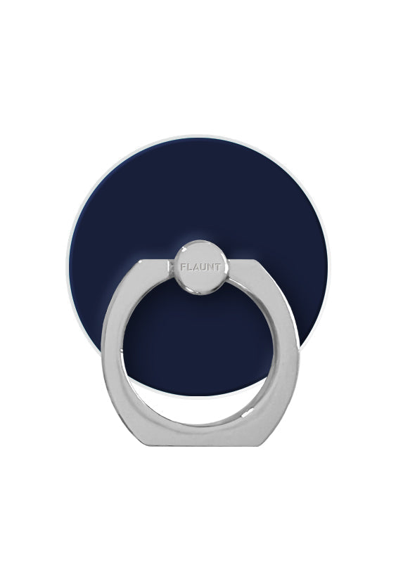 Matte Navy Adhesive Phone Ring Stand