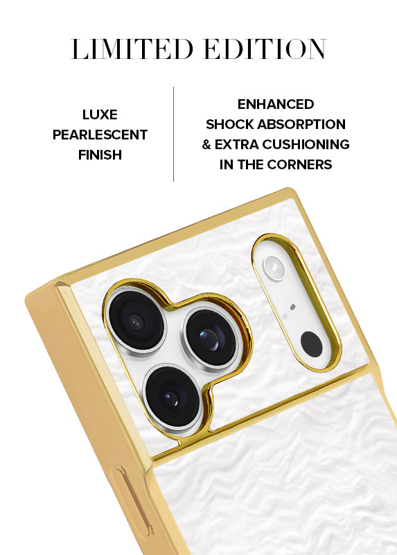 Elite Collection - SQUARE® Gilded Pearl iPhone Case