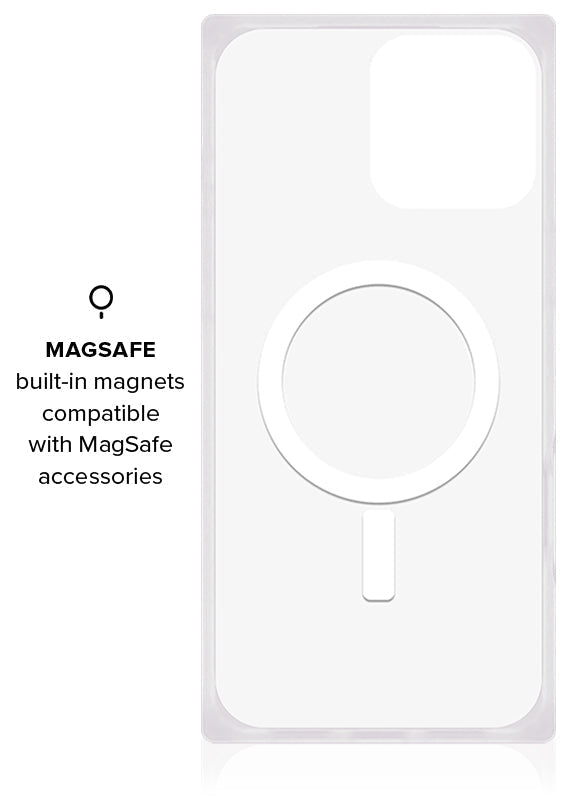SQUARE® White Polka Dot iPhone Case