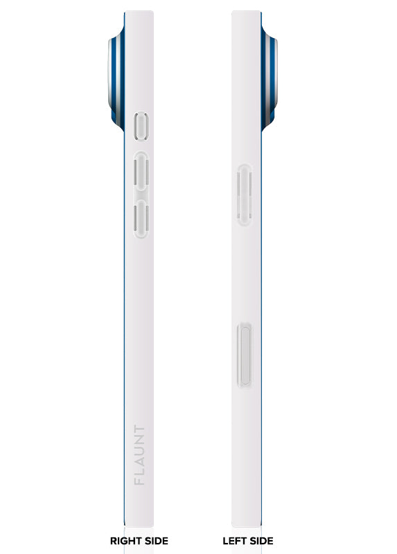 SQUARE® Blue & White Oxford Stripe iPhone Case