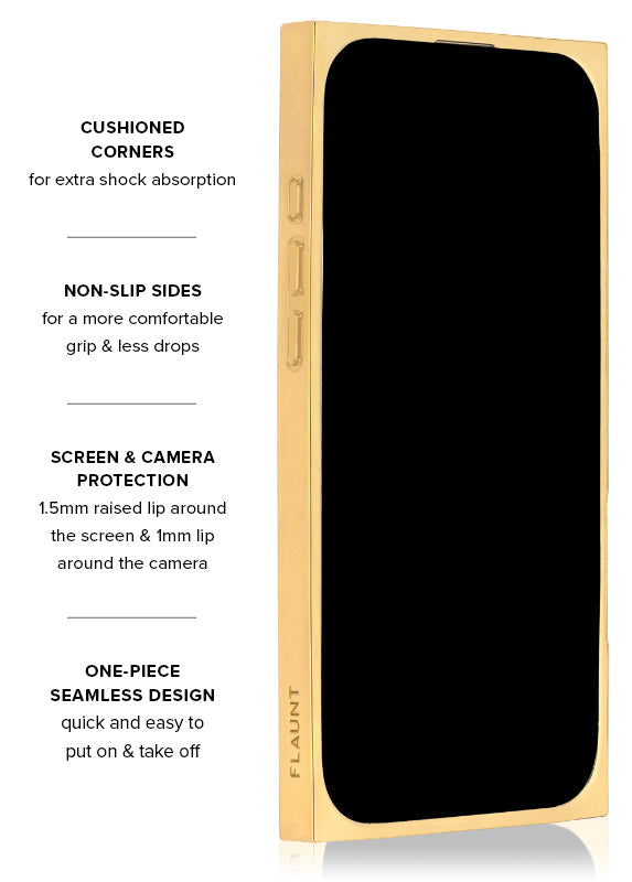 Elite Collection - SQUARE® Gilded Onyx iPhone Case