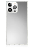 SQUARE® Metallic Silver Mirror iPhone Case
