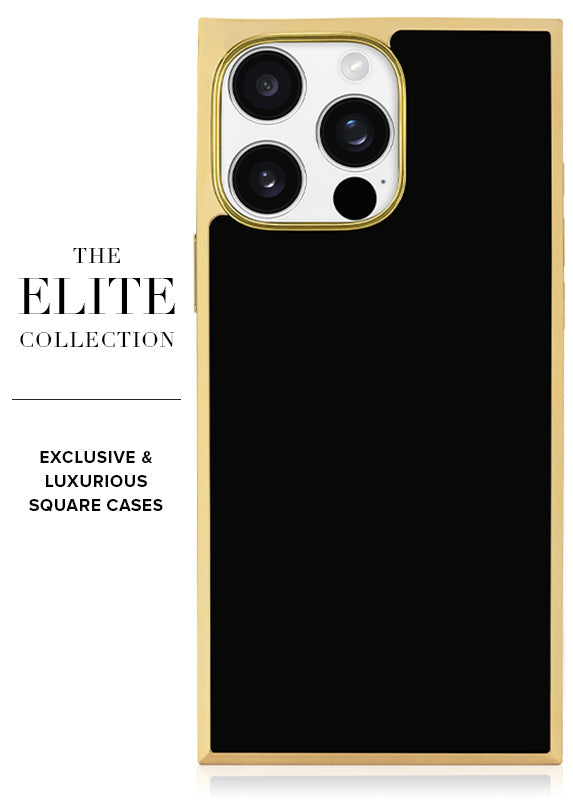 Elite Collection - SQUARE® Gilded Onyx iPhone Case