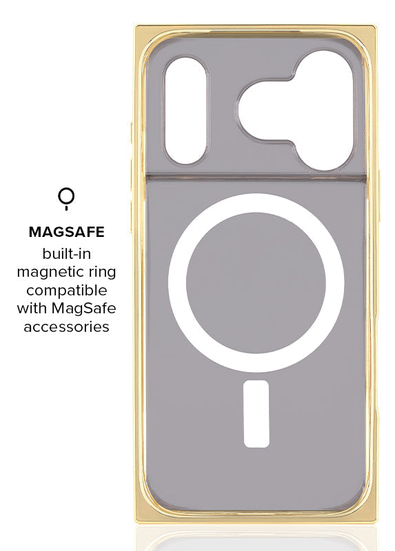 Elite Collection - SQUARE® Gilded Turquoise iPhone Case
