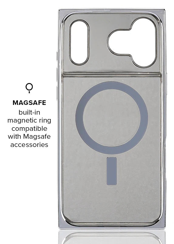 Elite Collection - SQUARE® Silver Crystal Elegance iPhone Case