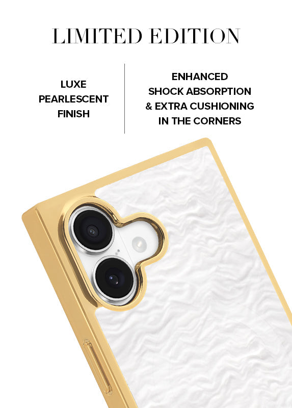 Elite Collection - SQUARE® Gilded Pearl iPhone Case