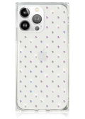 SQUARE® Iridescent Crystal Rhinestone iPhone Case