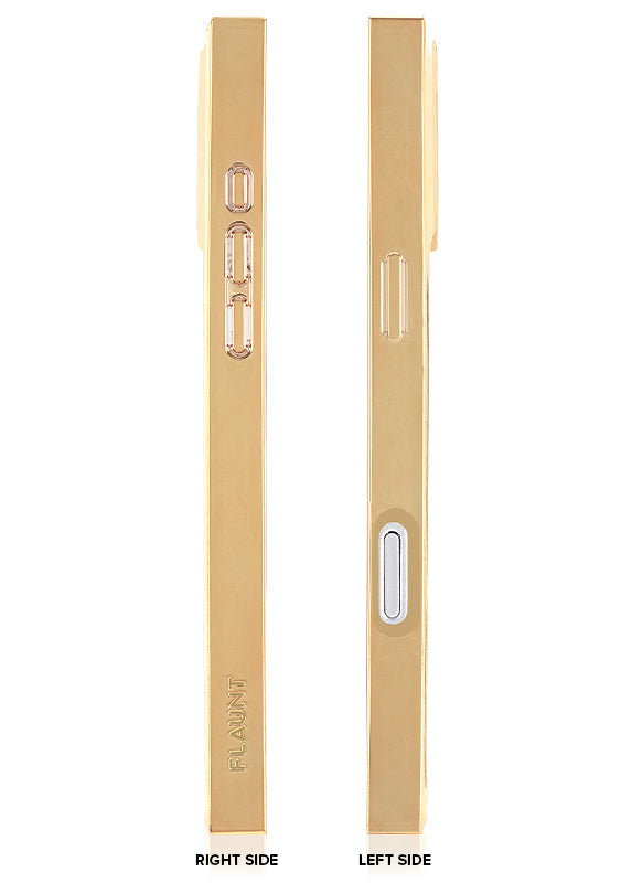 Elite Collection - SQUARE® Gilded Faux Rose Quartz iPhone Case