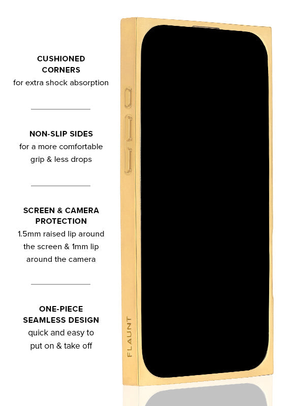 Elite Collection - SQUARE® Gilded Turquoise iPhone Case