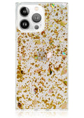 SQUARE® Shell and Gold Flake iPhone Case