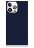 SQUARE® Matte Navy iPhone Case