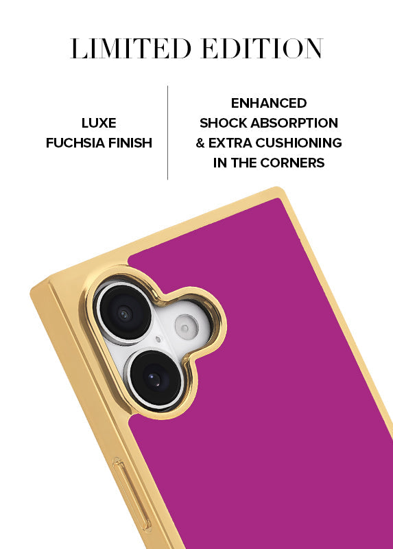 Elite Collection - SQUARE® Gilded Fuchsia iPhone Case