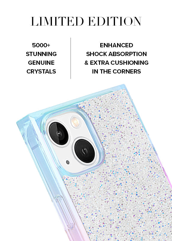 Elite Collection - SQUARE® Iridescent Crystal Elegance iPhone Case