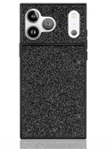 Elite Collection - SQUARE® Black Crystal Elegance iPhone Case