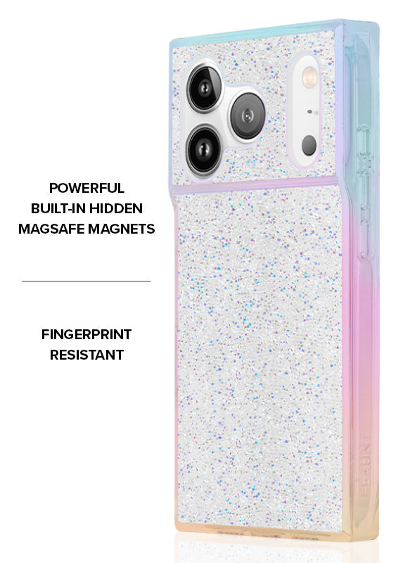 Elite Collection - SQUARE® Iridescent Crystal Elegance iPhone Case