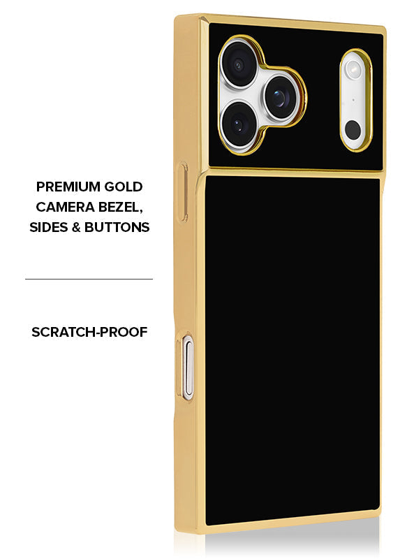 Elite Collection - SQUARE® Gilded Onyx iPhone Case