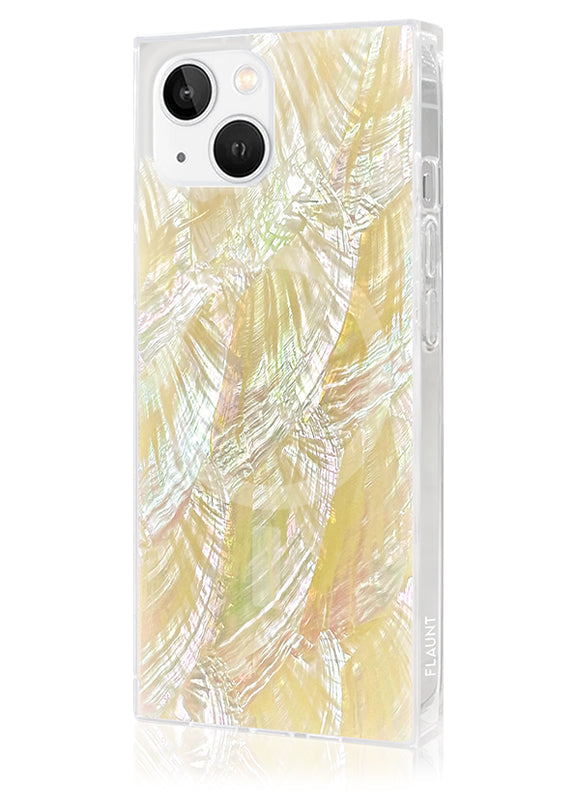 SQUARE® Butter Yellow Mother of Pearl iPhone Case