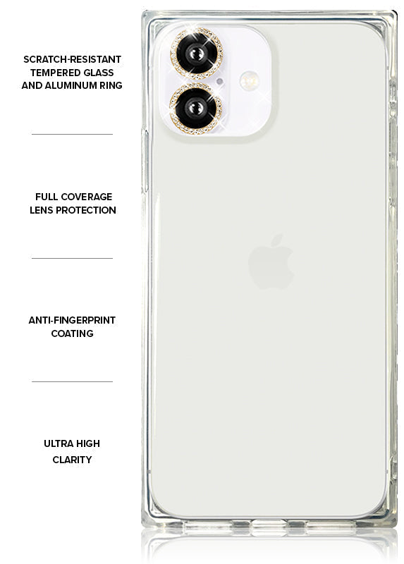 Gold Crystal Camera Lens Protectors