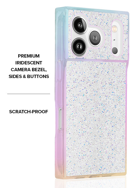 Elite Collection - SQUARE® Iridescent Crystal Elegance iPhone Case