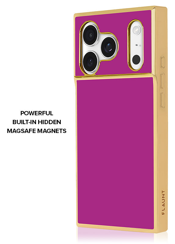 Elite Collection - SQUARE® Gilded Fuchsia iPhone Case