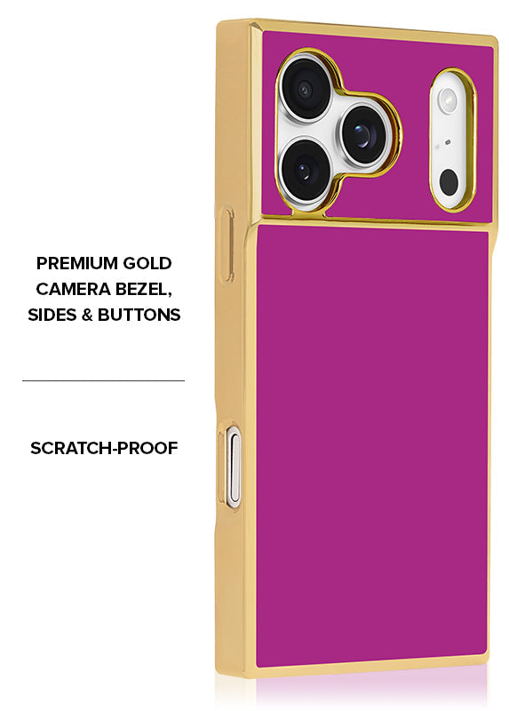 Elite Collection - SQUARE® Gilded Fuchsia iPhone Case