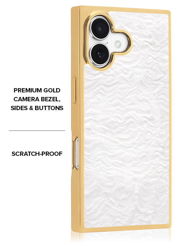 Elite Collection - SQUARE® Gilded Pearl iPhone Case