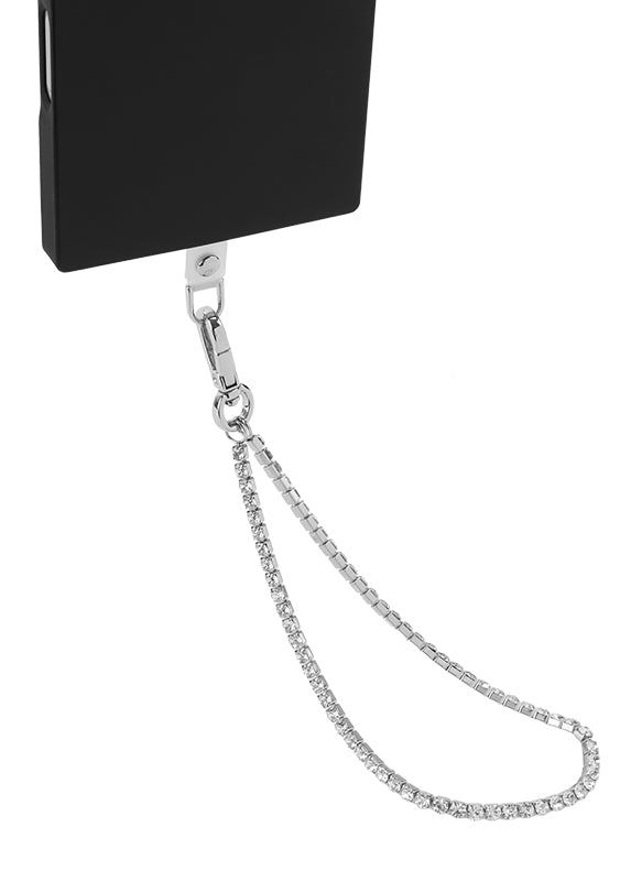 Faux Diamond Tennis Phone Charm