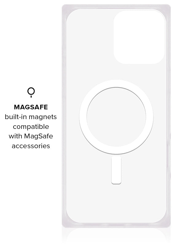 SQUARE® White Polka Dot iPhone Case